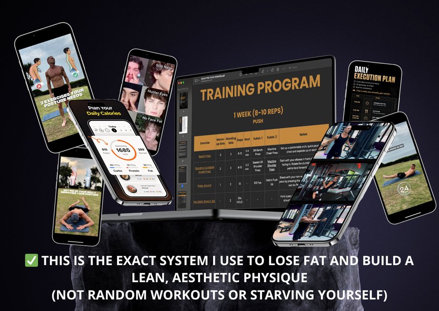 The exact system to lose fat and build a lean, aesthetic physique